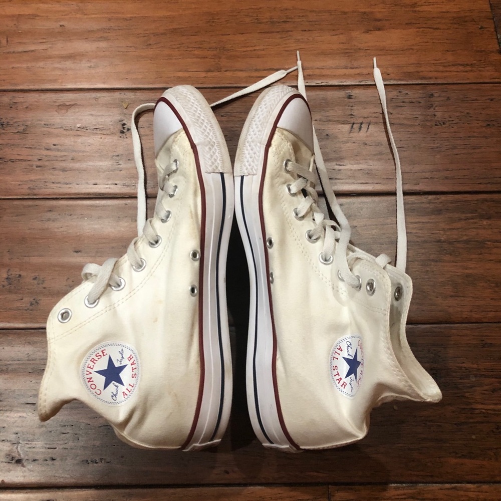 High top White Converse